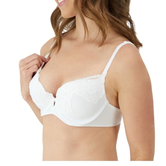 Maidenform White Lace Full Coverage Bra - Picture 2 of 4